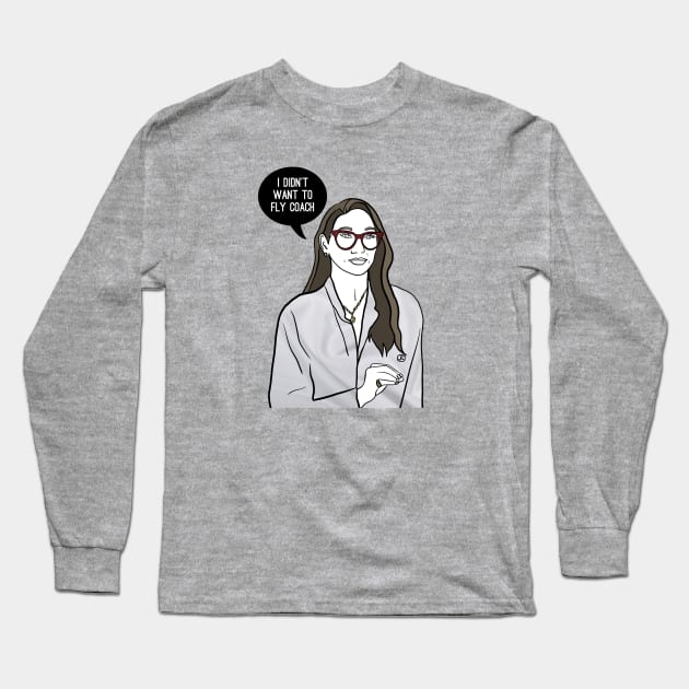 Fly Coach Long Sleeve T-Shirt by Katsillustration